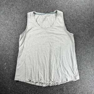 FREE FLY Womens Tank Top Large Gray Comfort Adventure Out Sleeveless Top